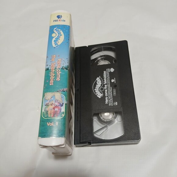Teletubbies Here Come The Teletubbies VHS 1998 Video Tape PBS Kids VTG Clamshell - Picture 3 of 4